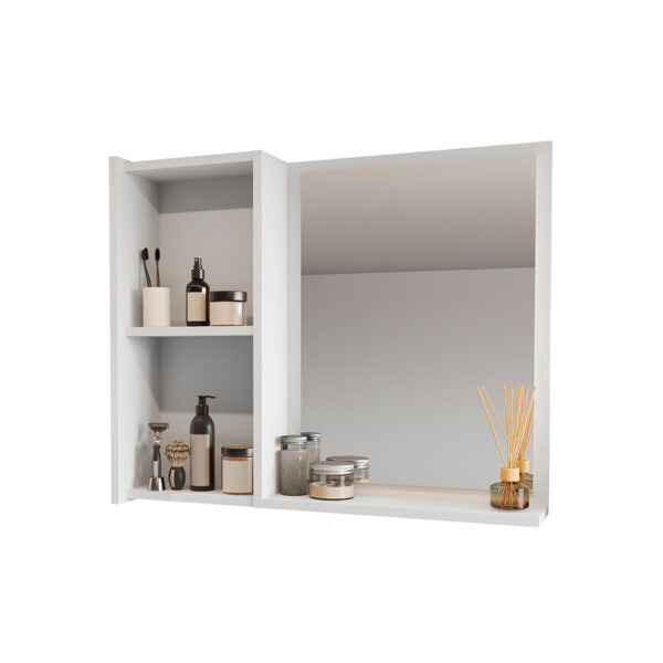 ESTANTE DE PARED PARA BAÑO 570 EUFORIA FIORELLO BLANCO | FREIJO