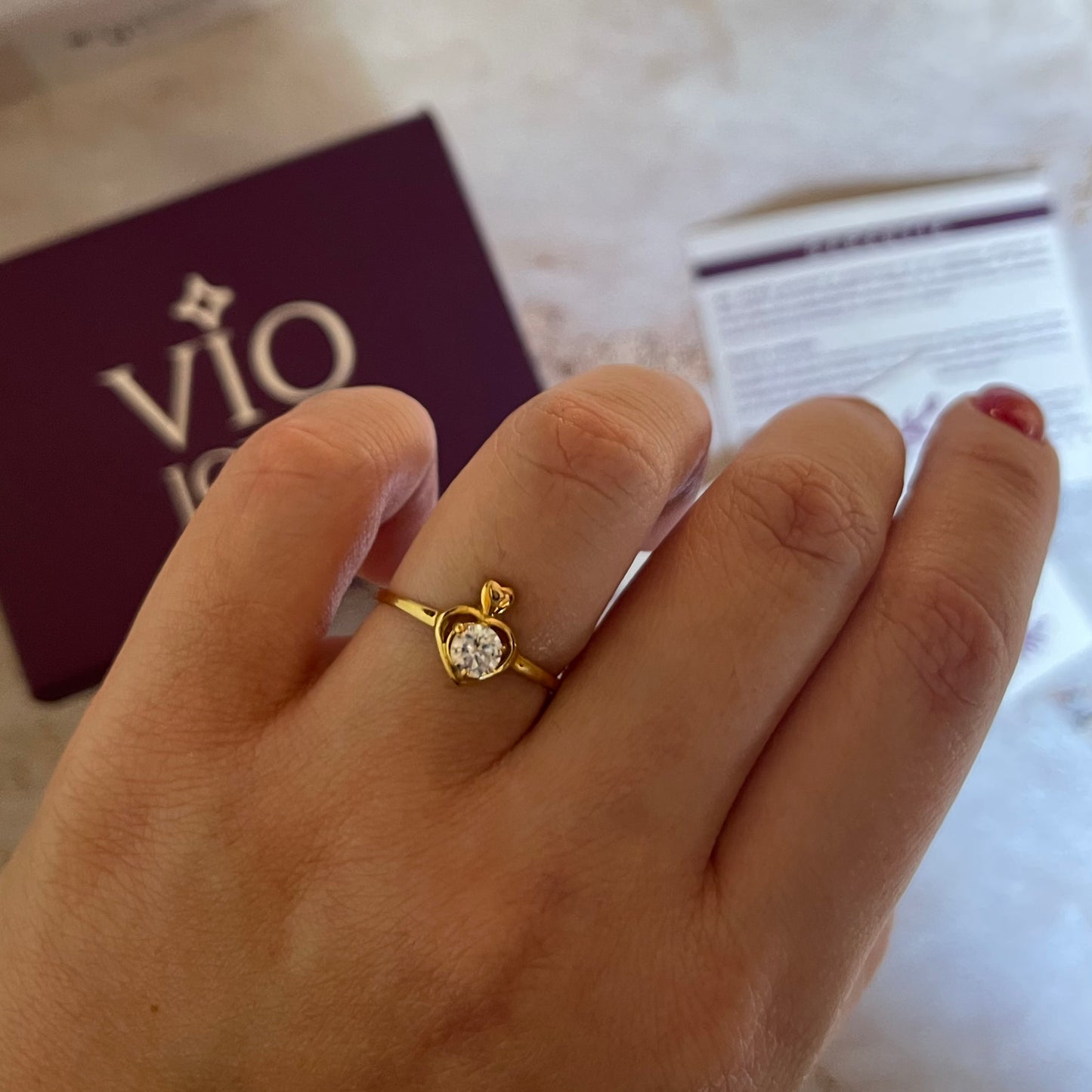 G24 Anillo Corazón Anudado