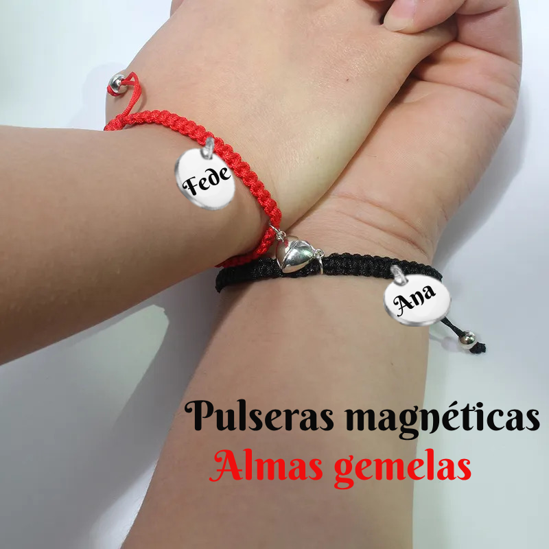Pulseras magnéticas almas gemelas