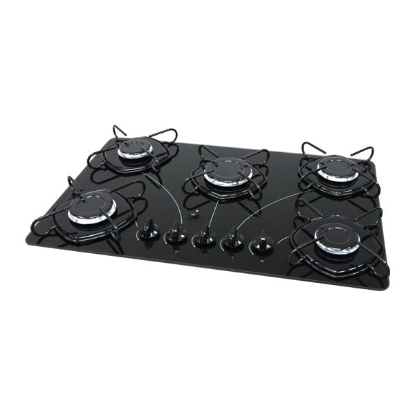 COOKTOP 5 HORNALLAS POP ABBATEC NEGRO