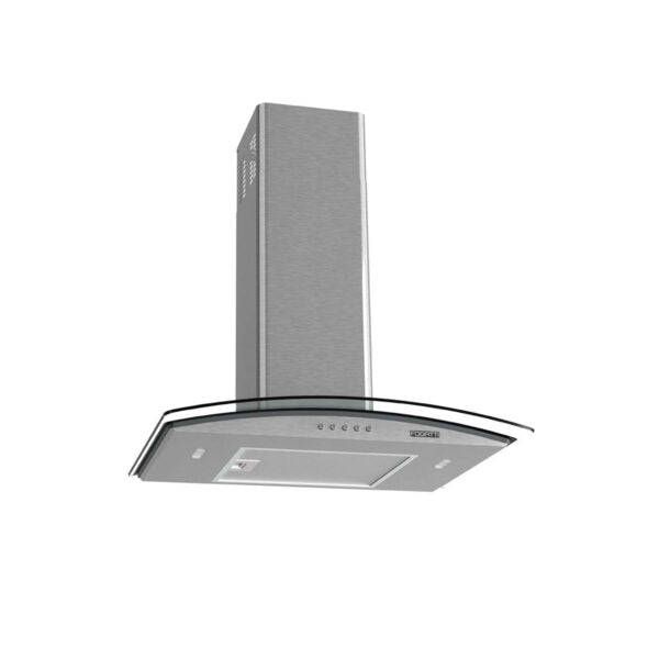 CAMPANA DE PARED KROMANOX VIDRIO CURVO 60CM MECANICO
