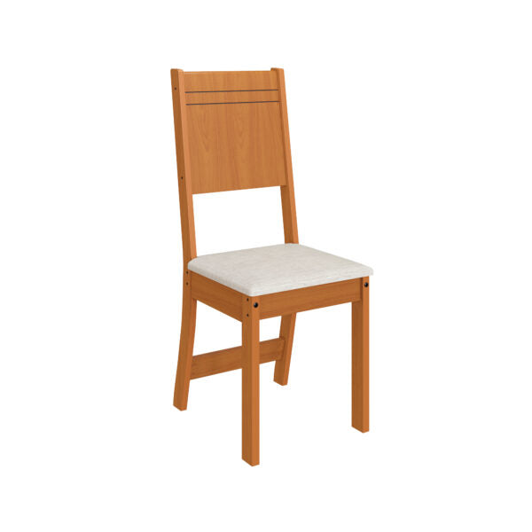 CONJUNTO COMEDOR 4 SILLAS EVORA 10060.1 INDÉKES FREIJO|OFF WHITE