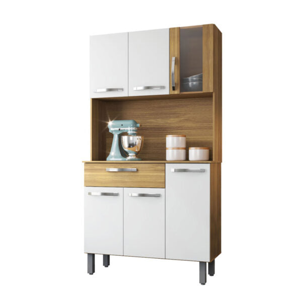 KIT COCINA 6 PUERTAS 1 CAJÓN PARIS FIORELLO FREIJO|BLANCO