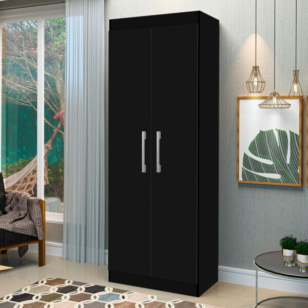 MULTIUSO 2 PUERTAS LUMINA J&A NEGRO