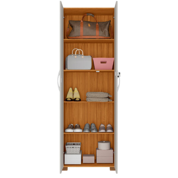 MULTIUSO 2 PUERTAS CON LLAVE NT4020 NOTAVEL FREIJO TREND|OFF WHITE