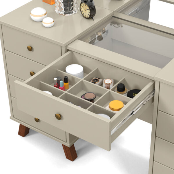 TOHALET CAMERIN 9 CAJONES ELOA PATRIMAR OFF WHITE