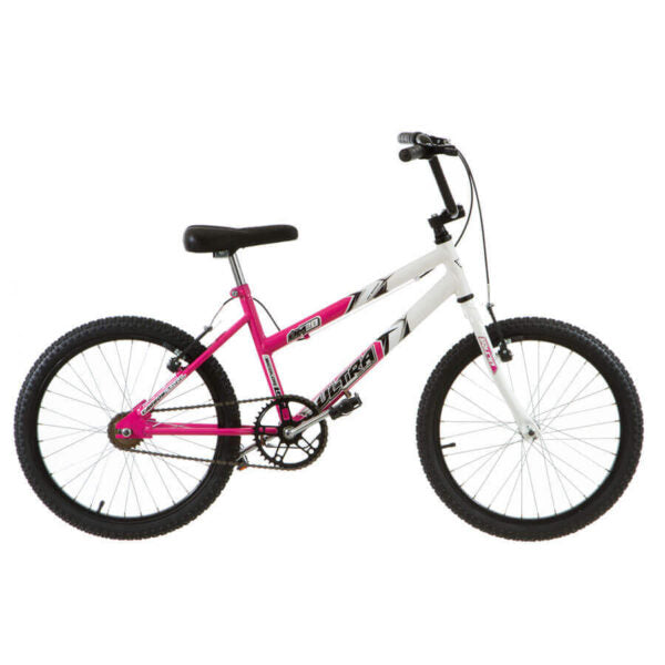 BICICLETA ARO 20 BICOLOR ULTRA BIKES ROSA | BLANCO
