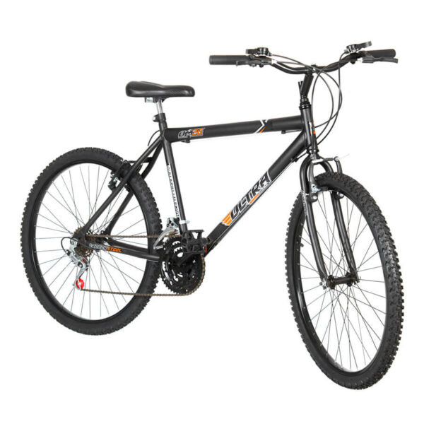 BICICLETA ARO 26 MASCULINA ULTRA BIKES NEGRO MATE