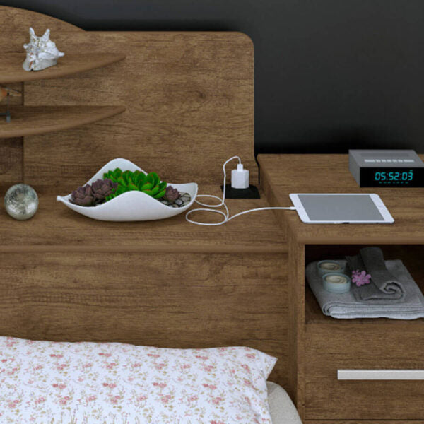 CABECERA IMPERIAL 1.60 J&A JEQUITIBÁ|OFF WHITE