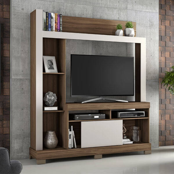 ESTANTE NT1025 NOTAVEL NOGAL TREND|OFF WHITE