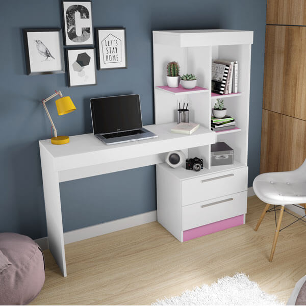 MESA OFFICE NT2010 NOTAVEL BLANCO | BLANCO | ROSA