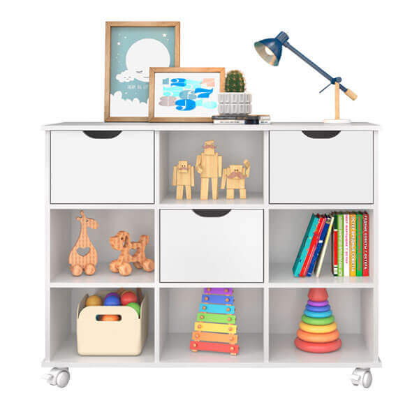 NICHO ORGANIZADOR + 3 CAJONES QMOVI BLANCO