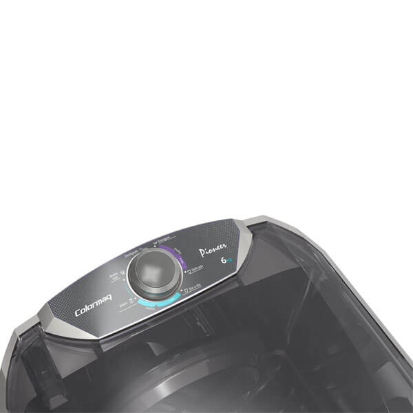 Lavarropas semiautomática LCT Colormaq gris 6 kilos *