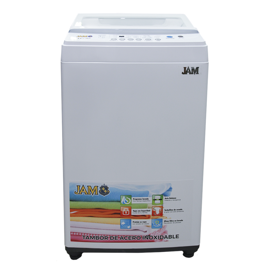 LAVARROPAS JAM AUTOMATICO ALBA 7KG, CARGA SUPERIOR, BLANCO