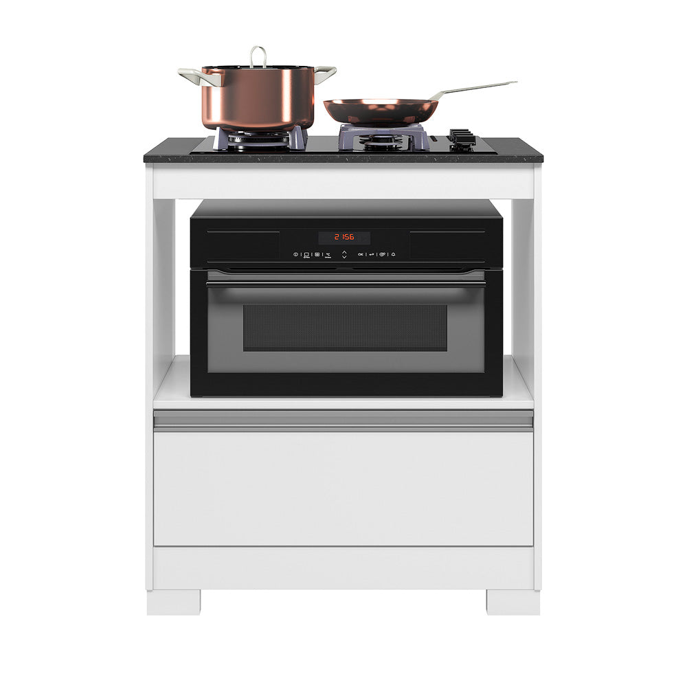 BALCON COOKTOP 750 1 CAJÓN TAMPO CORTADO NT3110 NOTÁVEL BLANCO NEW | GRANITO