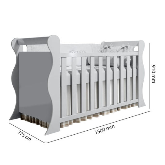 CUNA MINI CAMA SARA J&A BLANCO