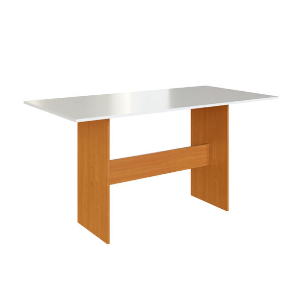 CONJUNTO COMEDOR 1500 6 SILLAS KARLA INDEKÉS FREIJO | OFF WHITE