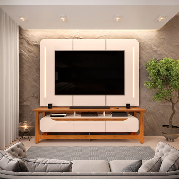 Tabek RACK Y PANEL 2000 SALVATORE DJ OFF WHITE | FREIJO – Tabek