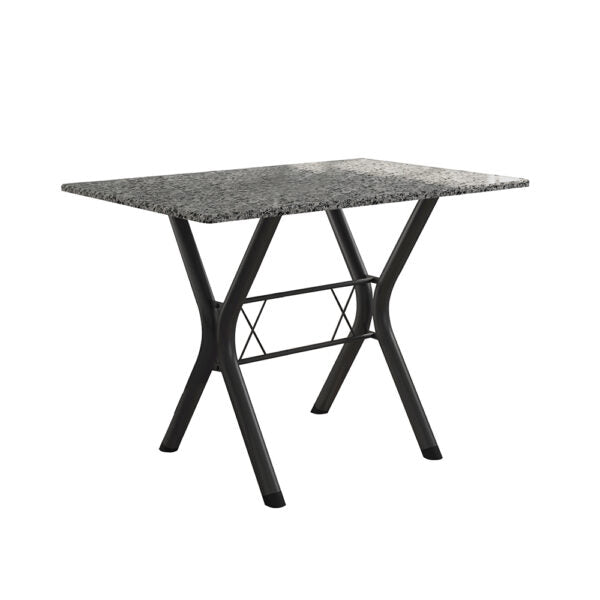 CONJUNTO COMEDOR 1100 MIAMI 4 SILLAS KIEV FABONE NEGRO | GRANITO