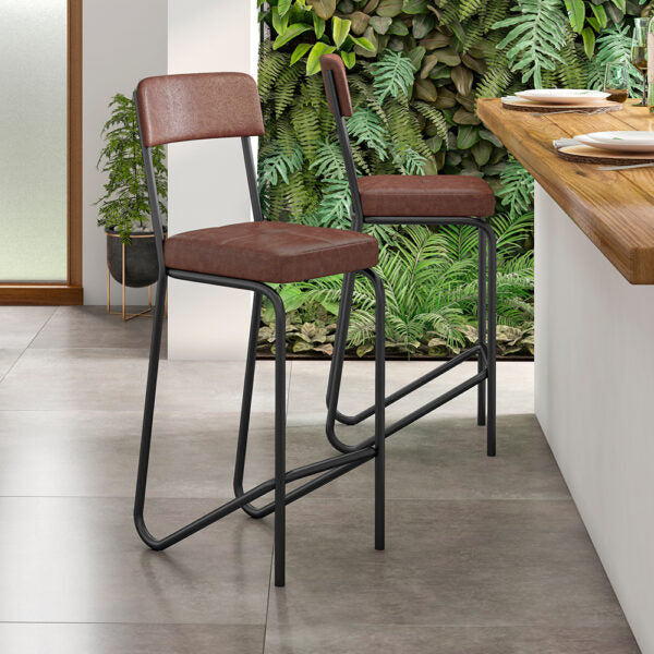 BUTACA NAGOIA FABONE NEGRO MATE | MARRON