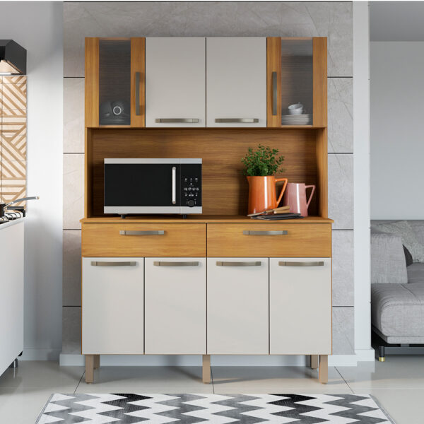 KIT COCINA 1230 8 PUERTAS 2 CAJONES LISBOA FIORELLO FREIJO | OFF WHITE