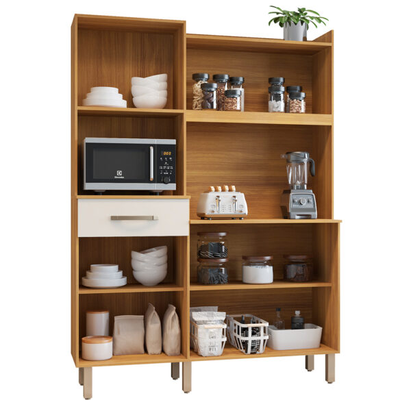 KIT COCINA 1325 6 PUERTAS 1 CAJÓN HAVAI FIORELLO FREIJO | OFF WHITE