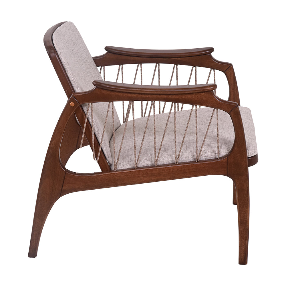 POLTRONA DE MADERA AGATA REFINATTO CASTAÑO | V52