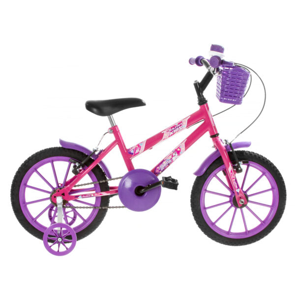 BICICLETA ARO 16 KIDS ULTRA BIKES ROSA | LILA