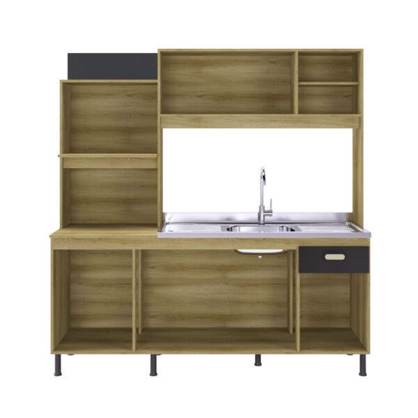 KIT COCINA 5 PUERTAS SEVILHA 182 INDÃKES CASTANI|PLOMO