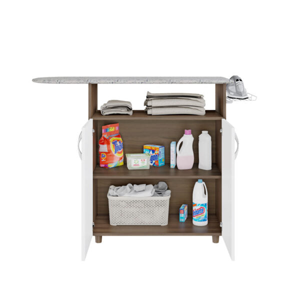 MESA DE PLANCHAR CRIATIVA NOTAVEL NOGAL TREND BLANCO