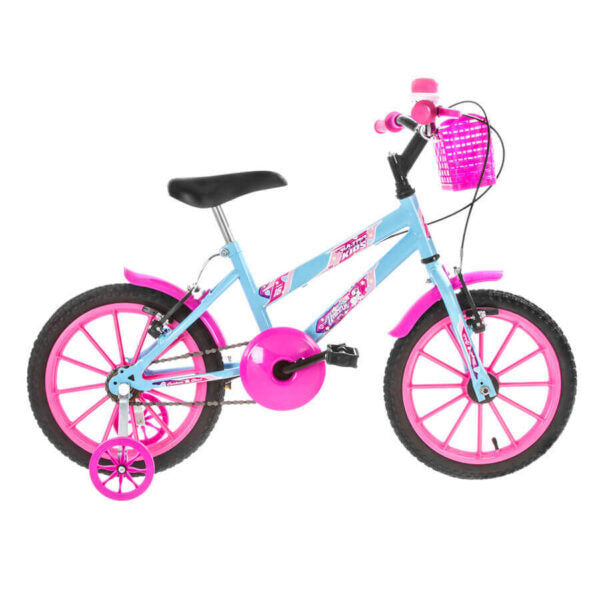 BICICLETA ARO 16 KIDS ULTRA BIKES AZUL BEBE | ROSA