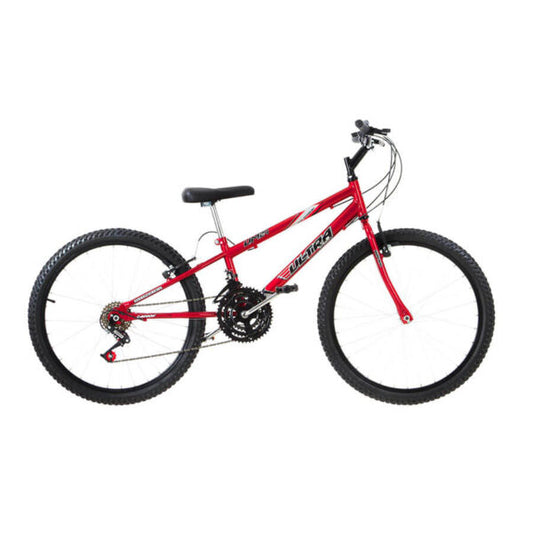 BICICLETA ARO 24 REBAJADA ULTRA BIKES ROJO