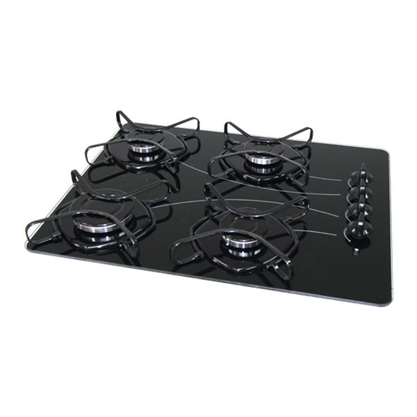 COOKTOP 4 HORNALLAS POP ABBATEC NEGRO