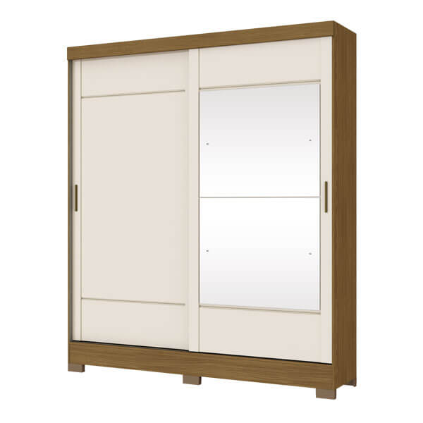 ROPERO 2 PUERTAS B74 BRIZ NATURE|OFF WHITE